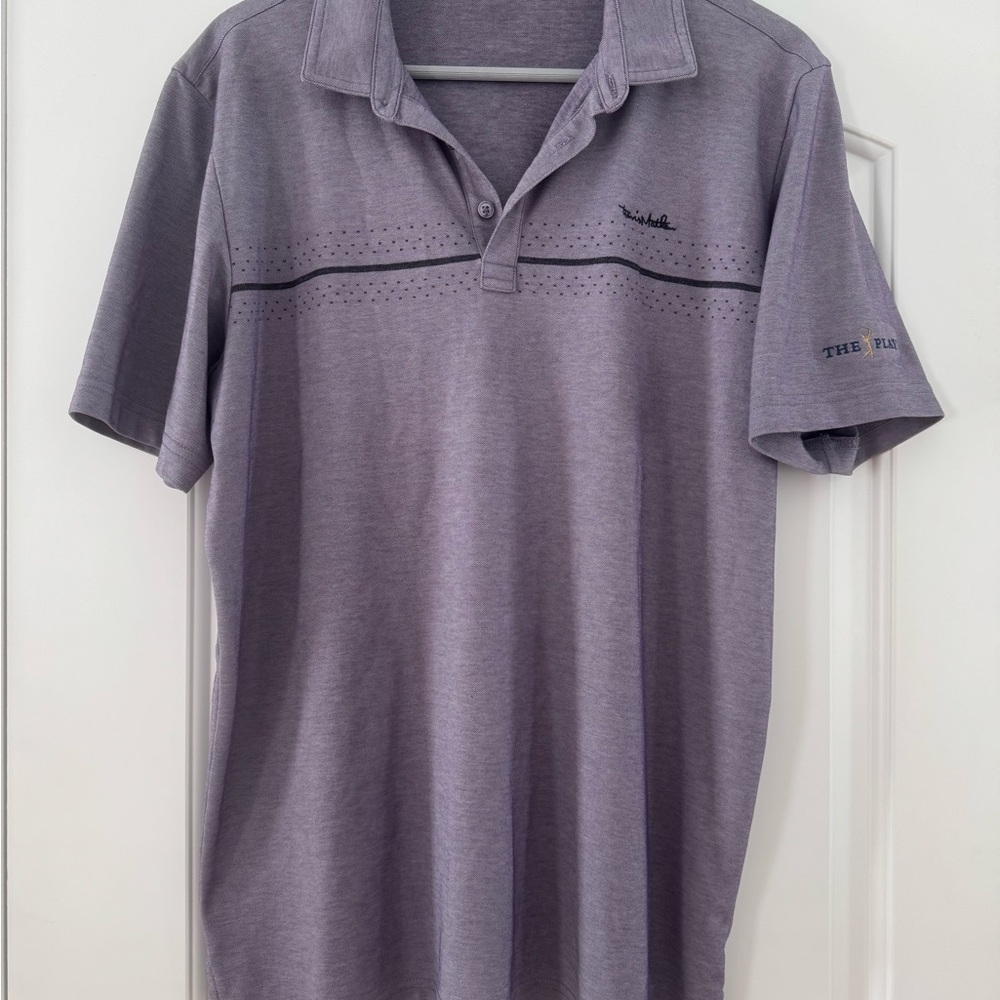 Travis Mathew “The Players” Lavender Polo Shirt